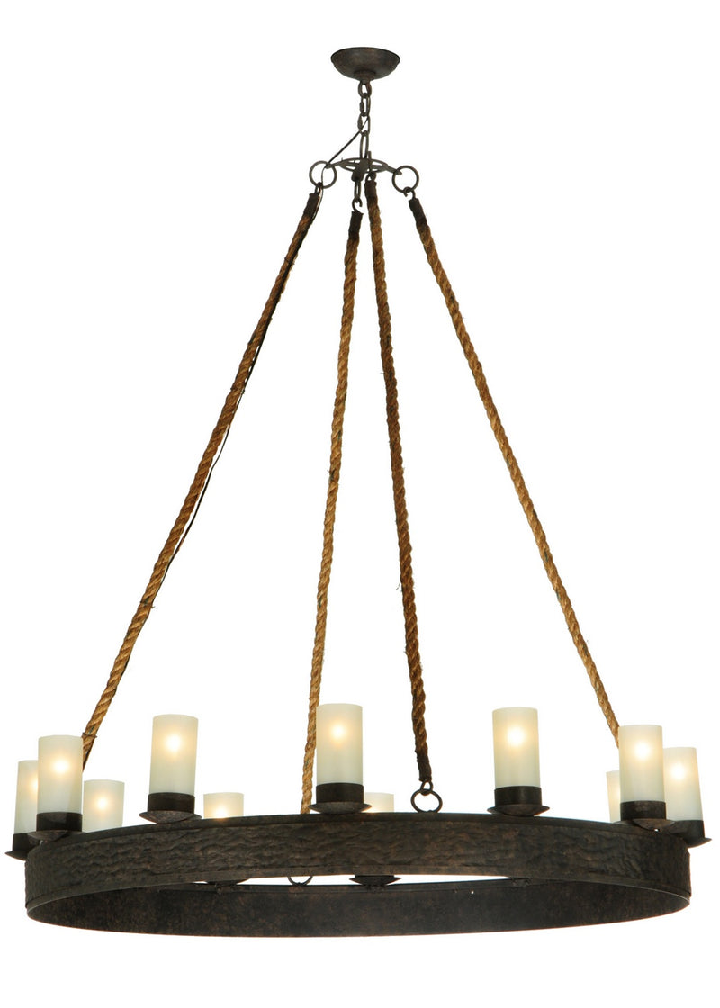 Meyda Tiffany 137752 12 Light Chandelier, Coffee Bean