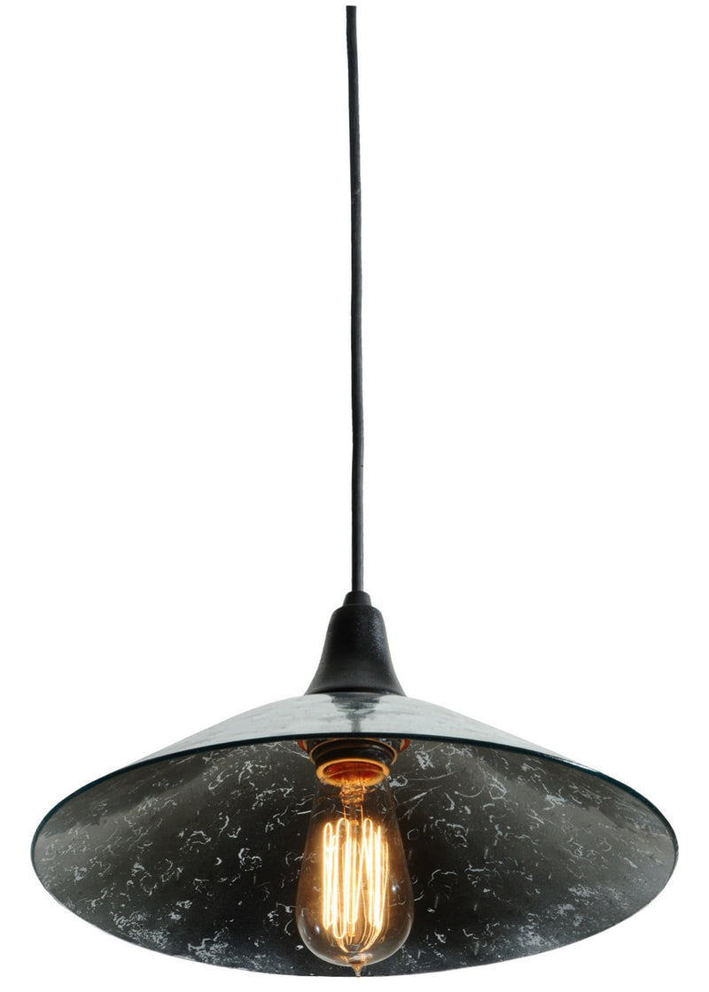 Meyda Tiffany 137830 One Light Pendant, Textured Black