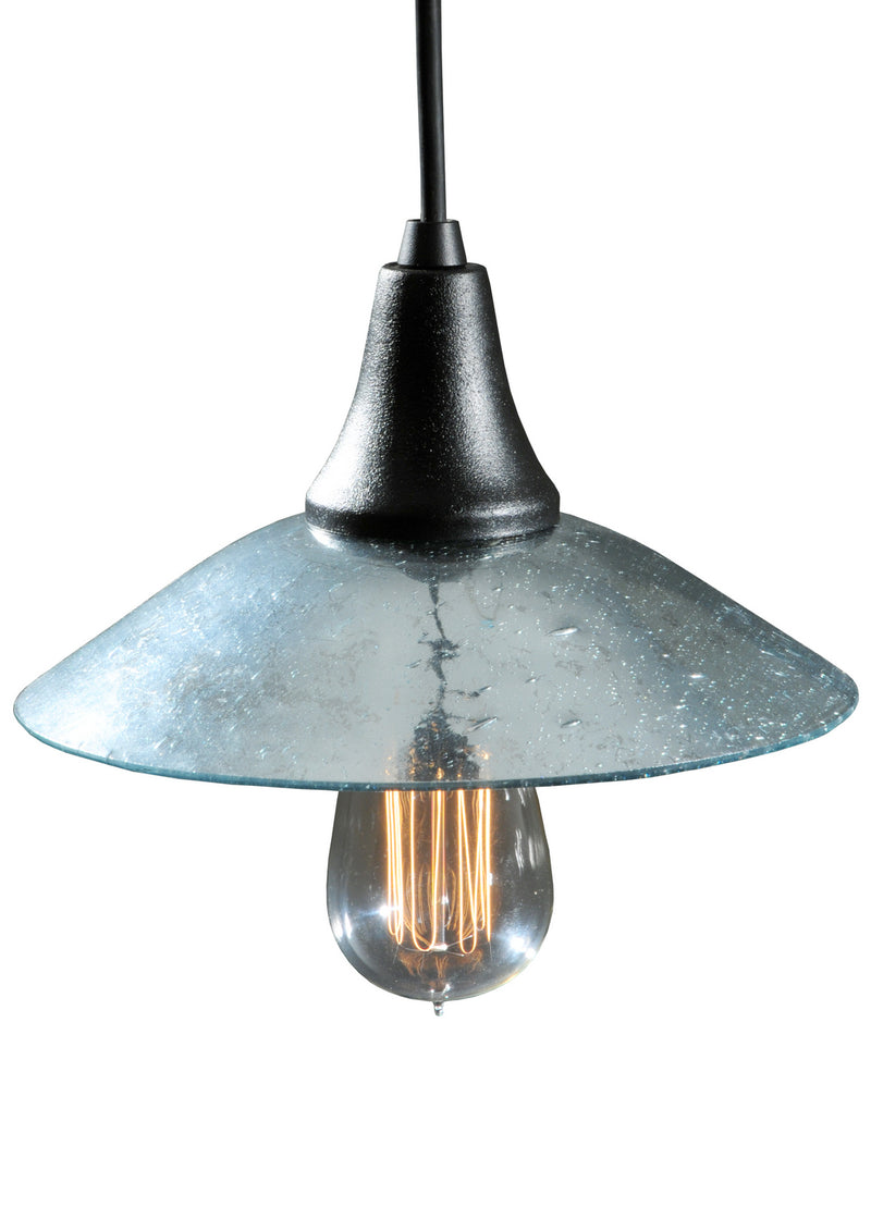 Meyda Tiffany 138034 One Light Pendant, Textured Black
