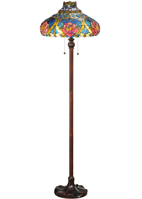 Meyda Tiffany 138109 Floor Lamp, Mahogany Bronze