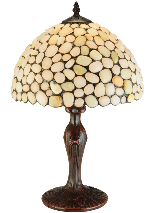 Meyda Tiffany 138124 One Light Table Base, Mahogany Bronze