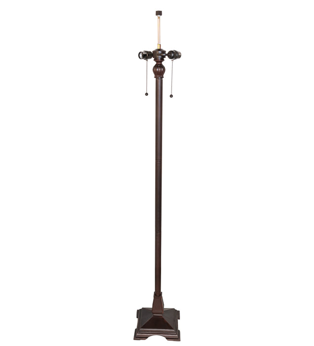 Meyda Tiffany 138127 Two Light Floor Lamp, Mahogany Bronze