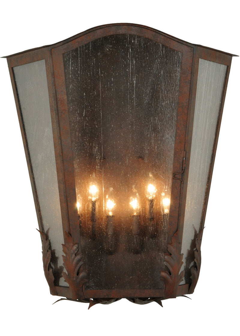 Meyda Tiffany 138236 Six Light Wall Sconce, Cajun Spice