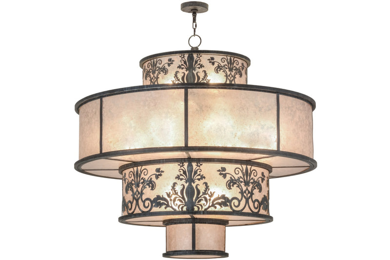 Meyda Tiffany 138427 16 Light Pendant, Antique Iron Gate