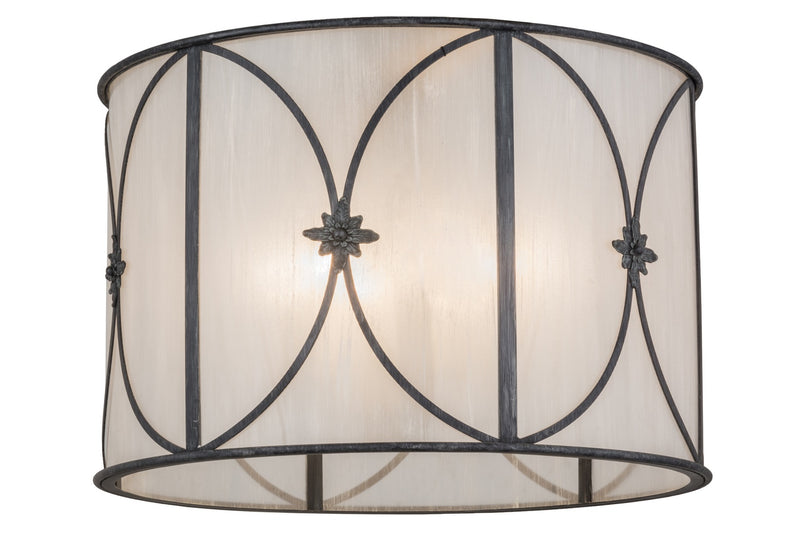 Meyda Tiffany 138459 Six Light Pendant, Antique Iron Gate