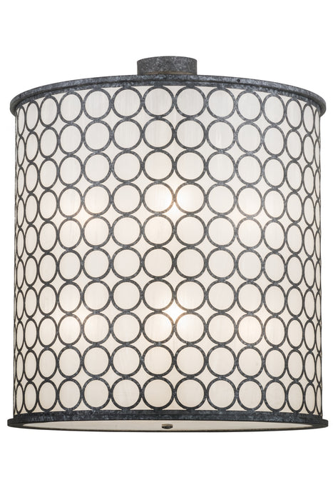 Meyda Tiffany 138478 Eight Light Pendant, Graphite Pewter