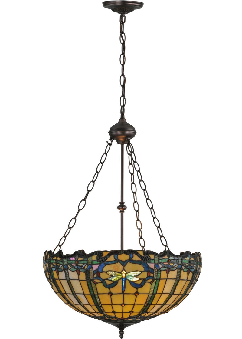 Meyda Tiffany 138577 20" Pendant, Mahogany Bronze