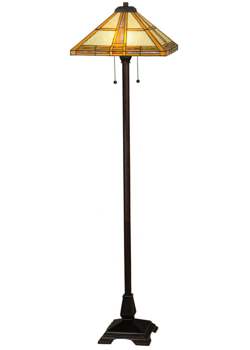Meyda Tiffany 138769 Floor Lamp, Mahogany Bronze