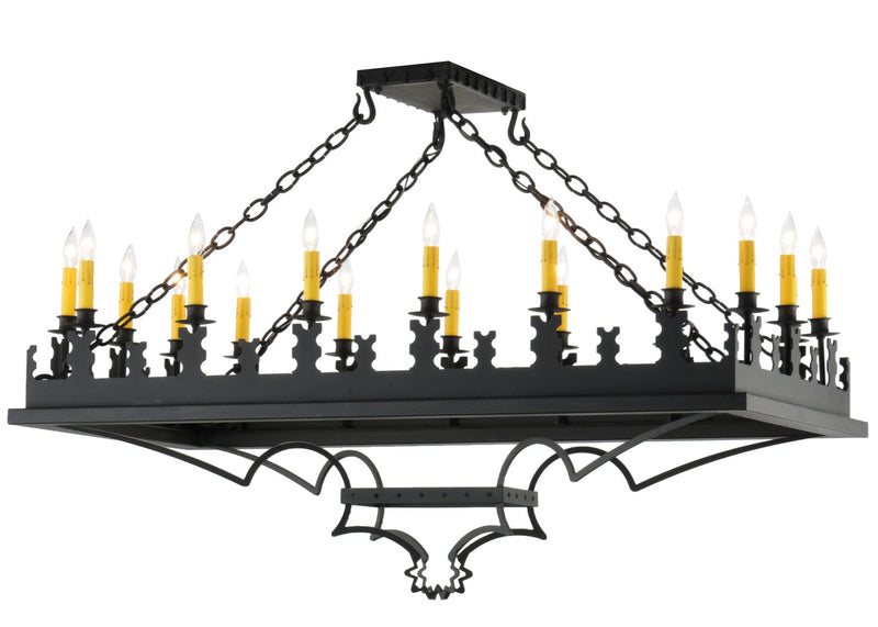 Meyda Tiffany 138898 18 Light Pendant, Costello Black