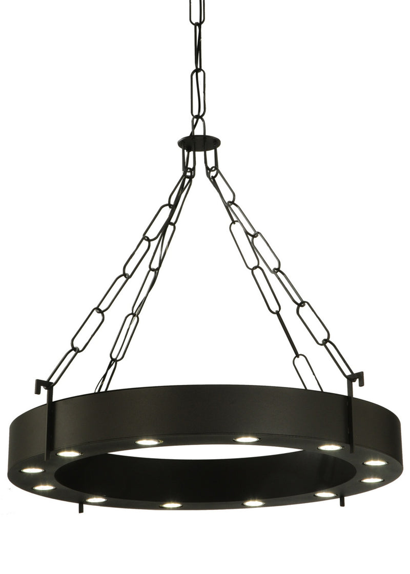 Meyda Tiffany 138986 12 Light Chandelier, Wrought Iron