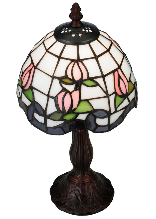 Meyda Tiffany 139081 One Light Mini Lamp, Craftsman Brown