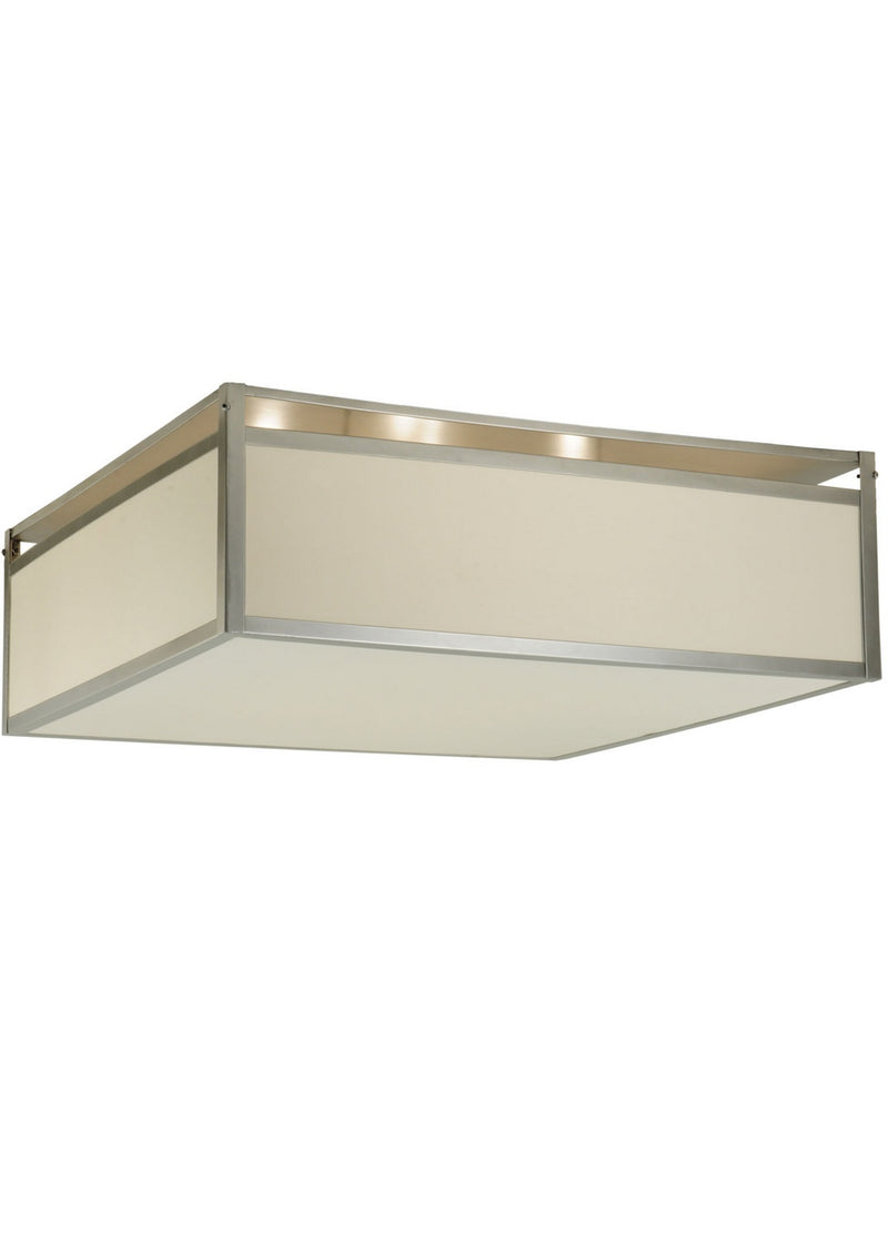 Meyda Tiffany 139288 Four Light Flushmount, Nickel