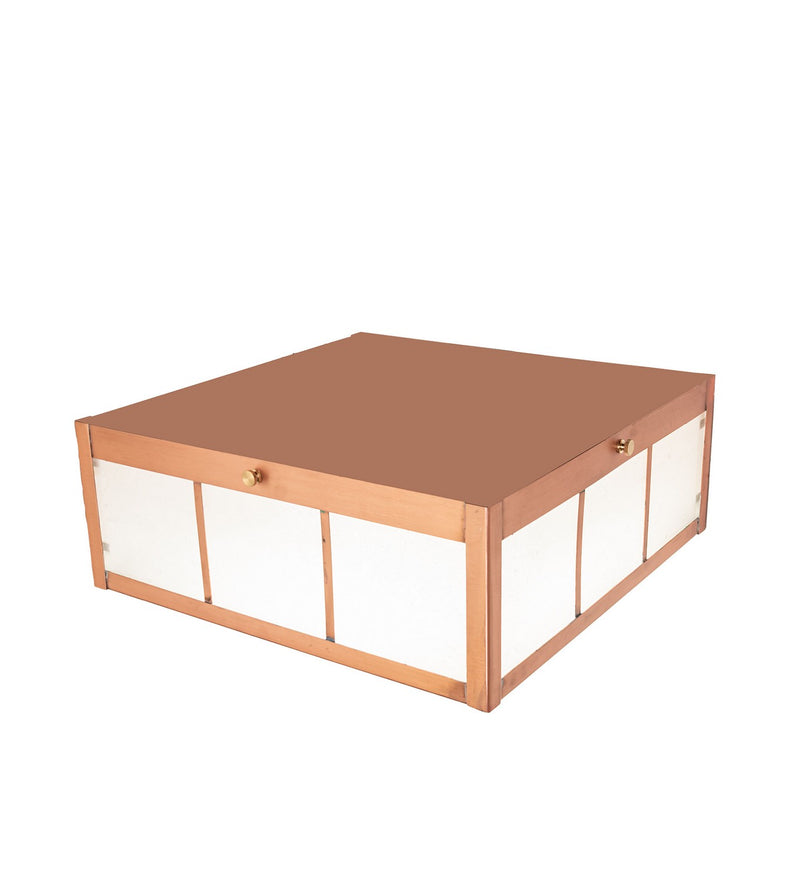 Meyda Tiffany 139332 LED Flushmount, Natural Copper