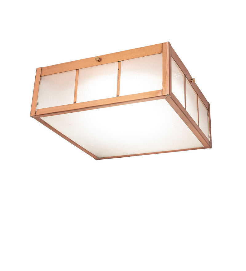 Meyda Tiffany 139332 LED Flushmount, Natural Copper