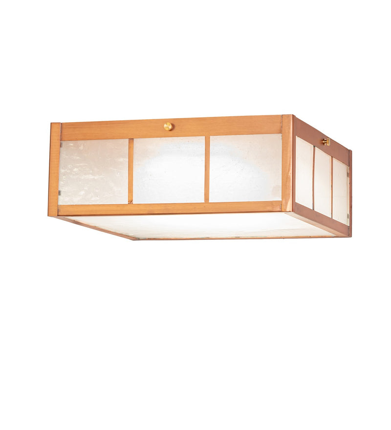 Meyda Tiffany 139332 LED Flushmount, Natural Copper