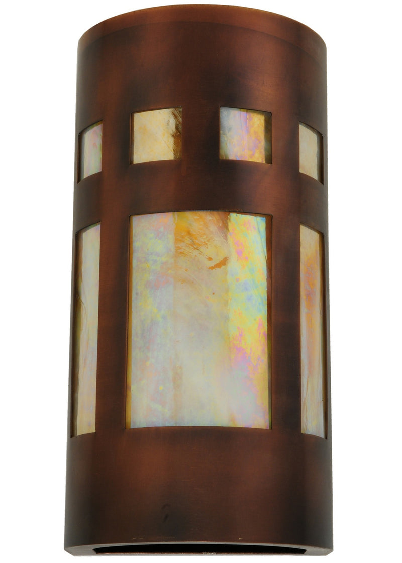 Meyda Tiffany 139434 One Light Wall Sconce, Craftsman Copper