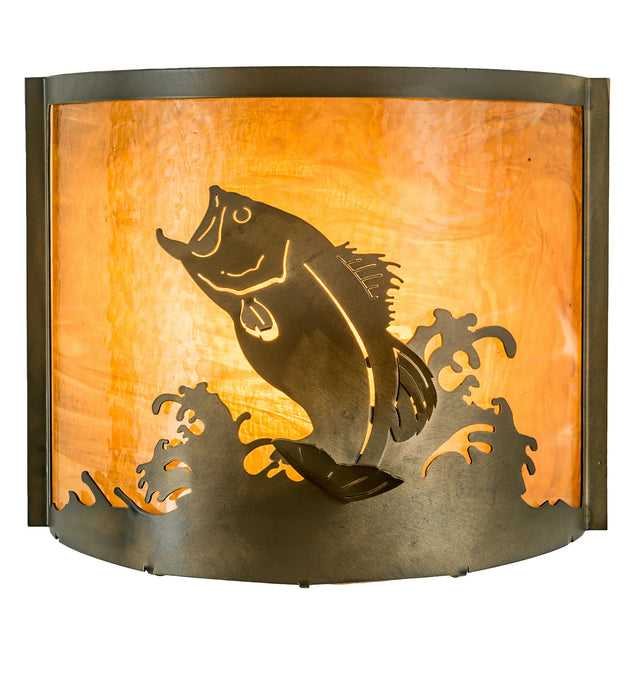 Meyda Tiffany 139810 One Light Wall Sconce, Antique Copper