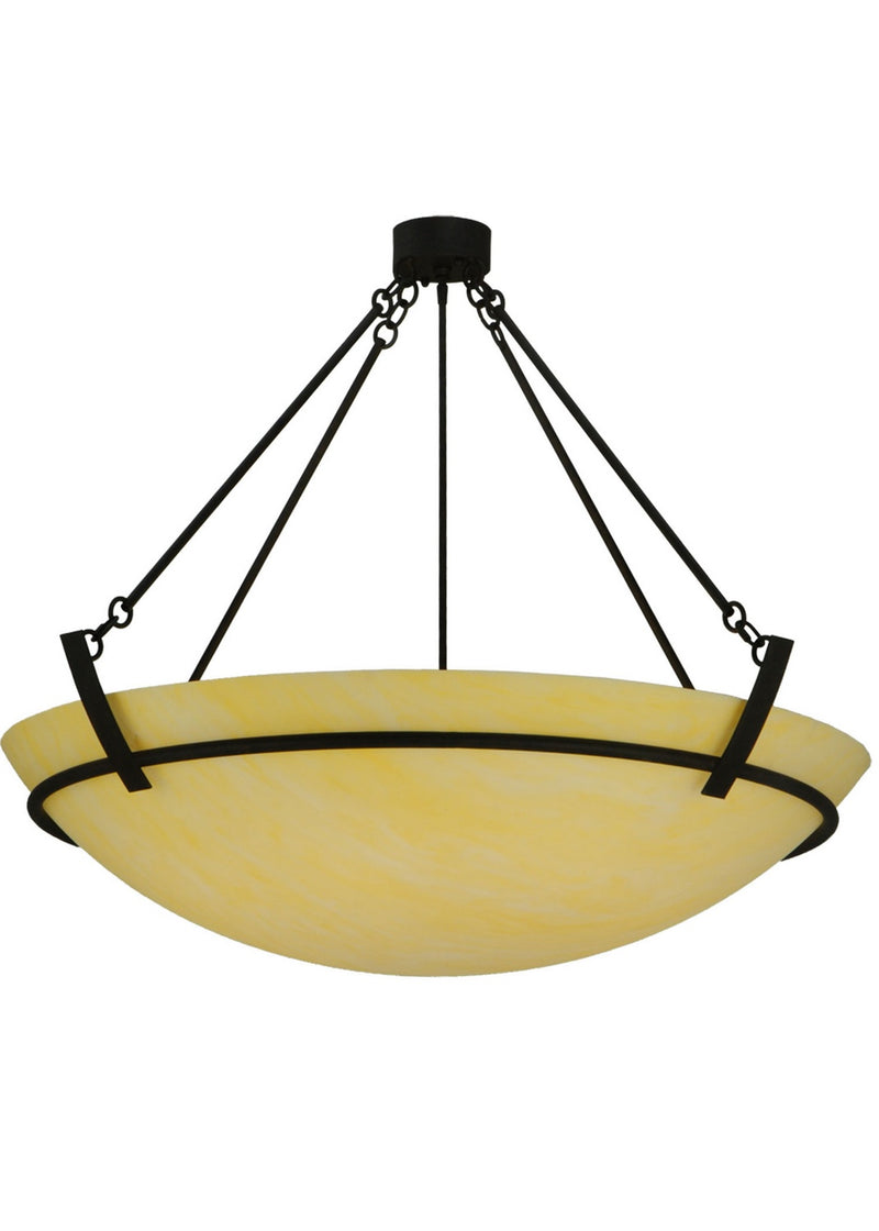 Meyda Tiffany 139975 Eight Light Pendant, Chestnut