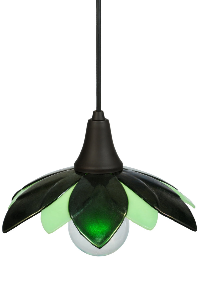 Meyda Tiffany 140082 One Light Mini Pendant, Oil Rubbed Bronze