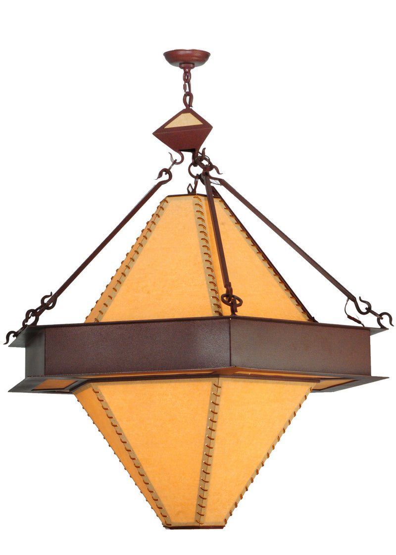 Meyda Tiffany 140237 Six Light Pendant, Rust