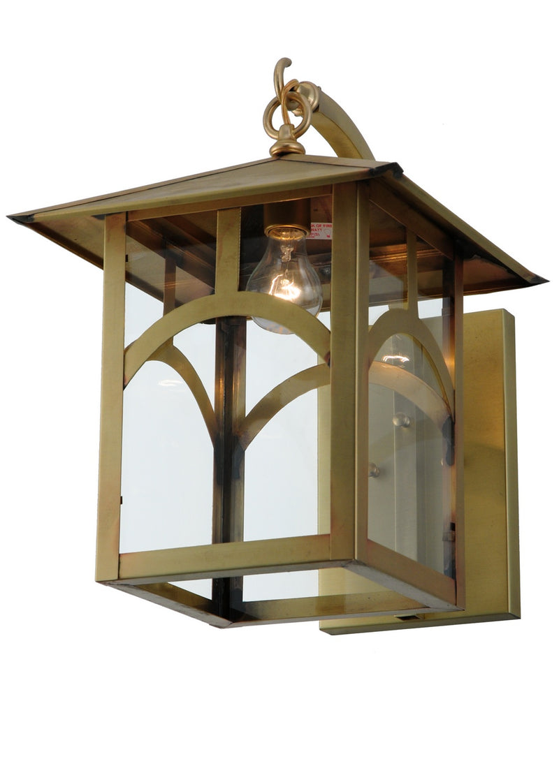 Meyda Tiffany 140501 One Light Wall Sconce, Natural Brass