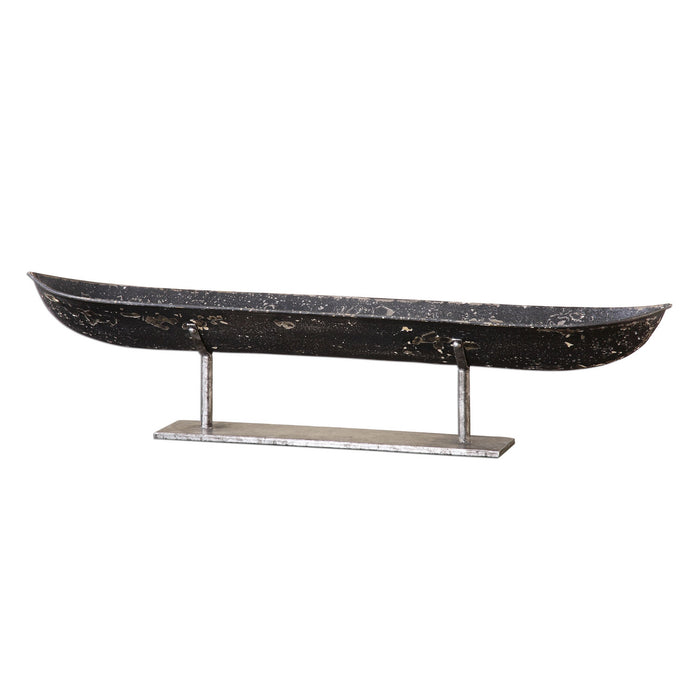 Uttermost 19972 Sculpture, Aged Black w/Silver