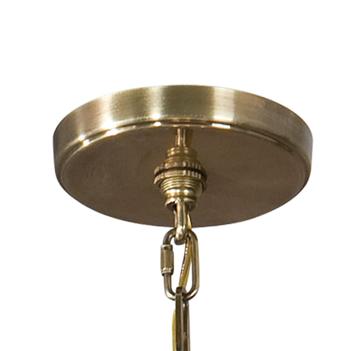 Uttermost 21264 Three Light Chandelier, Warm Gold