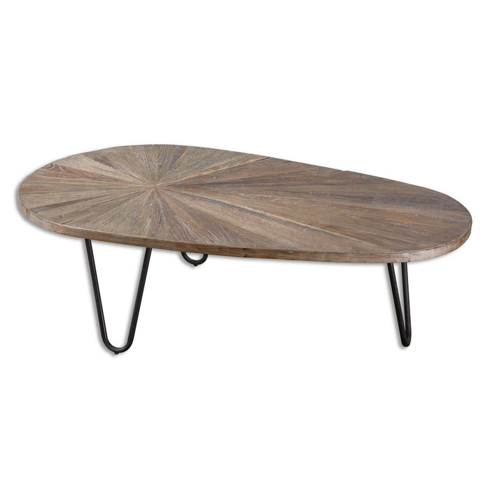 Uttermost 24459 Coffee Table, Black Iron