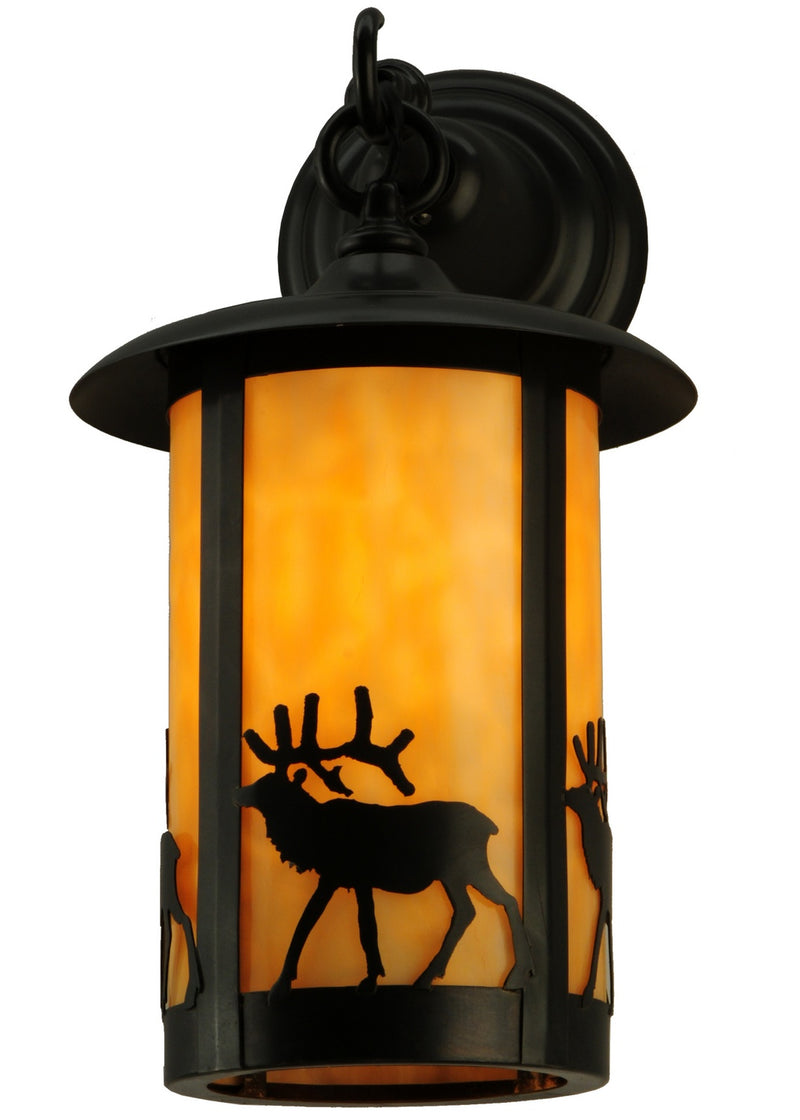 Meyda Tiffany 140655 Wall Sconce, Craftsman Brown