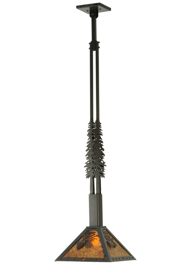 Meyda Tiffany 141029 One Light Pendant, Timeless Bronze