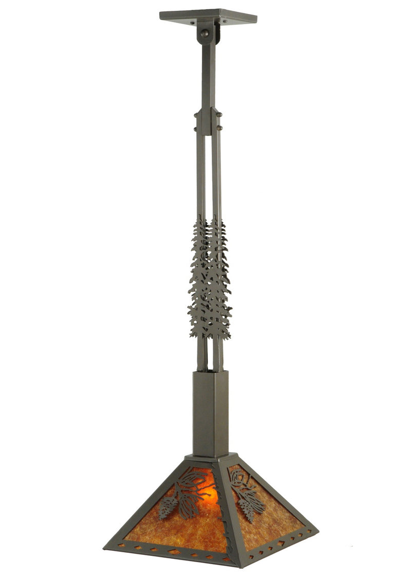 Meyda Tiffany 141030 One Light Pendant, Timeless Bronze