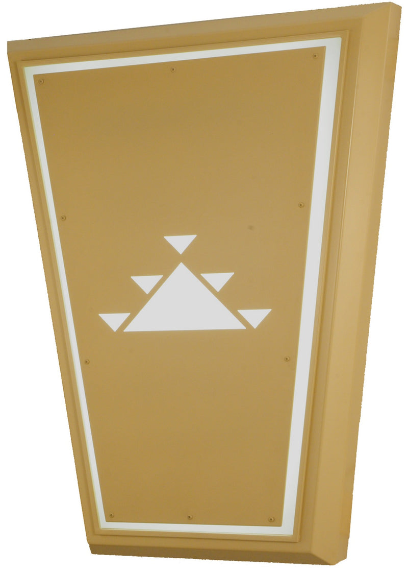 Meyda Tiffany 141073 LED Outdoor Wall Sconce, Tan Gloss Powdercoat
