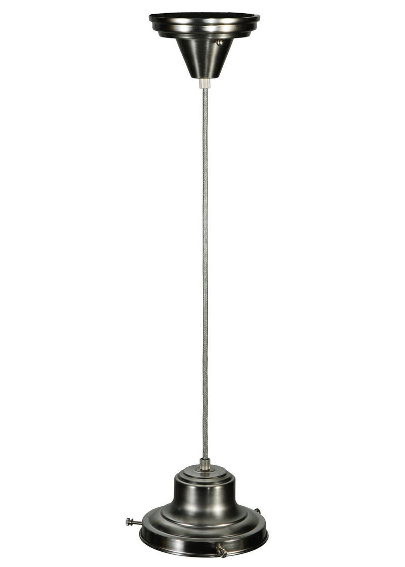 Meyda Tiffany 141102 One Light Pendant Hardware, Nickel