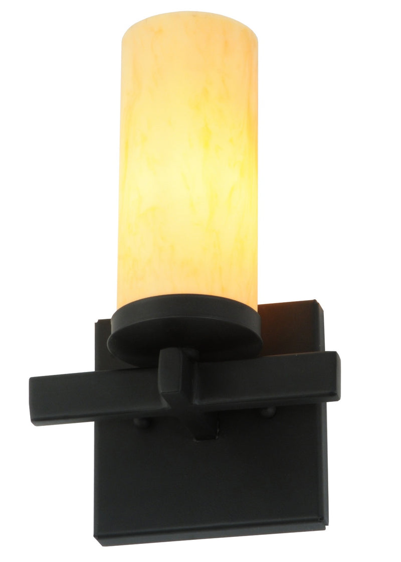 Meyda Tiffany 141107 One Light Wall Sconce, Blackwash