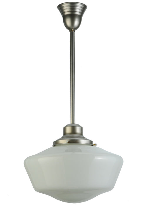 Meyda Tiffany 141230 One Light Pendant, Nickel