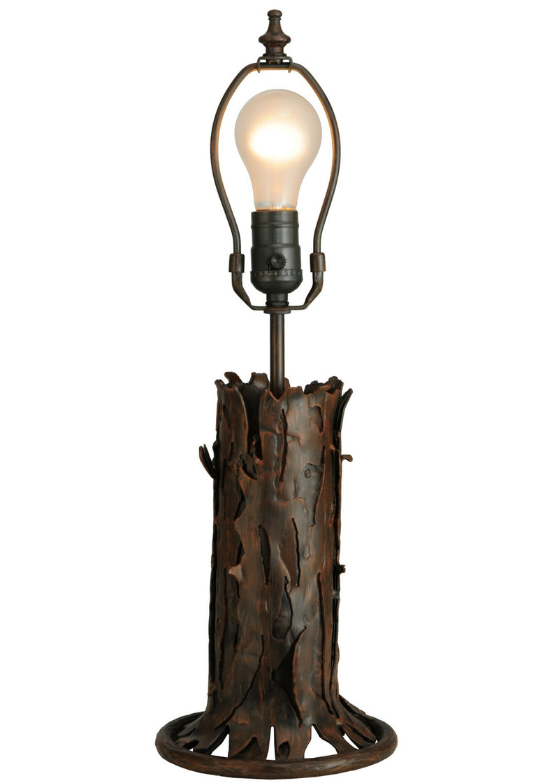 Meyda Tiffany 141261 One Light Table Base, Classic Rust