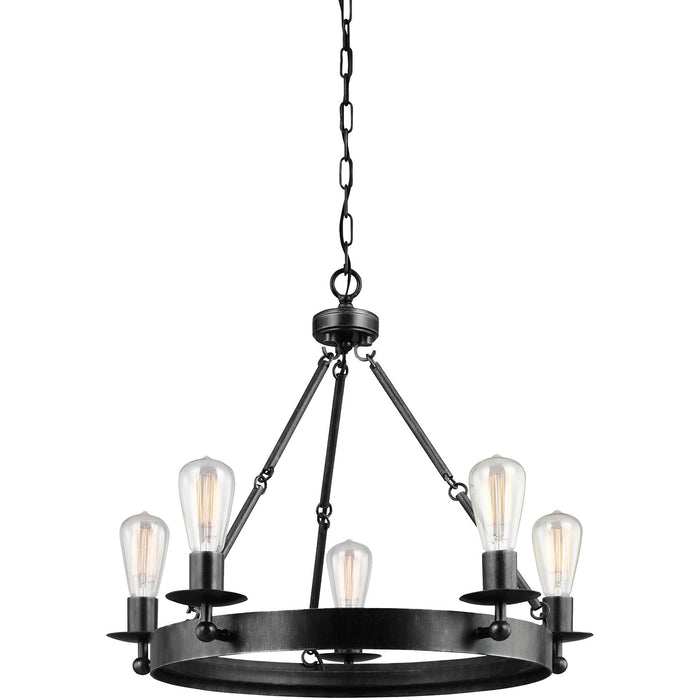 Generation Lighting 3110205-846 Five Light Chandelier, Stardust