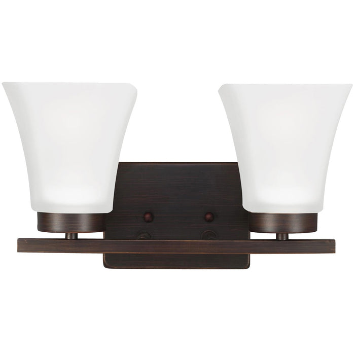 Generation Lighting 4411602-710 Two Light Wall / Bath, Bronze