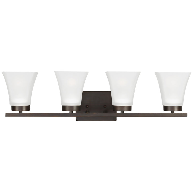 Generation Lighting 4411604-710 Four Light Wall / Bath, Bronze
