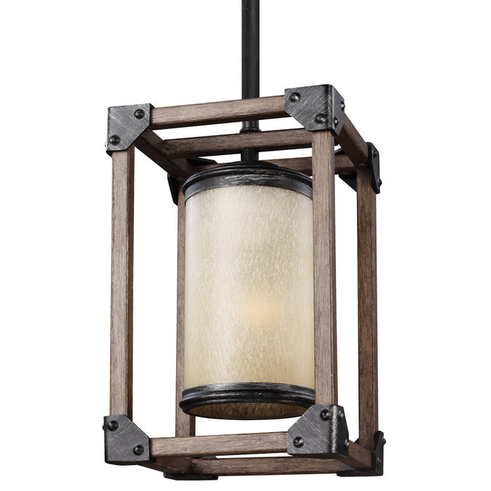 Generation Lighting 6113301-846 One Light Mini-Pendant, Stardust