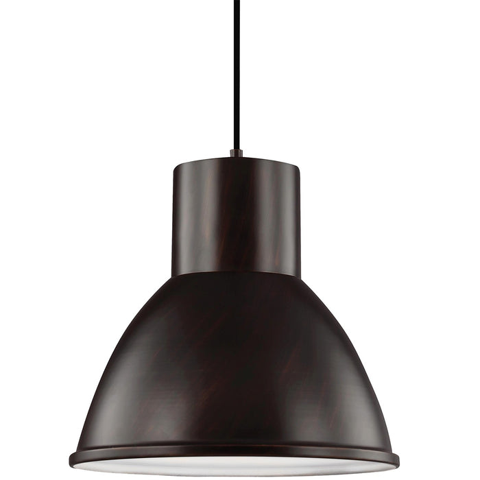 Generation Lighting 6517401-710 One Light Pendant, Bronze