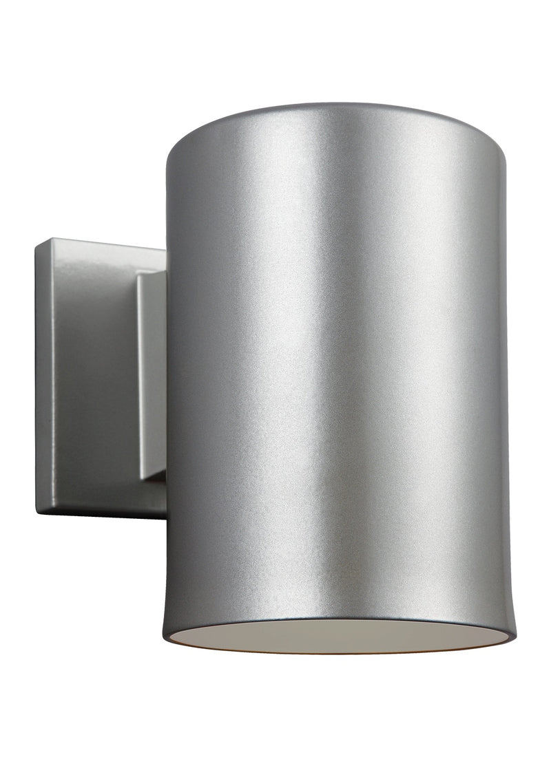 Visual Comfort Studio 8313801-753 One Light Outdoor Wall Lantern, Painted Brushed Nickel