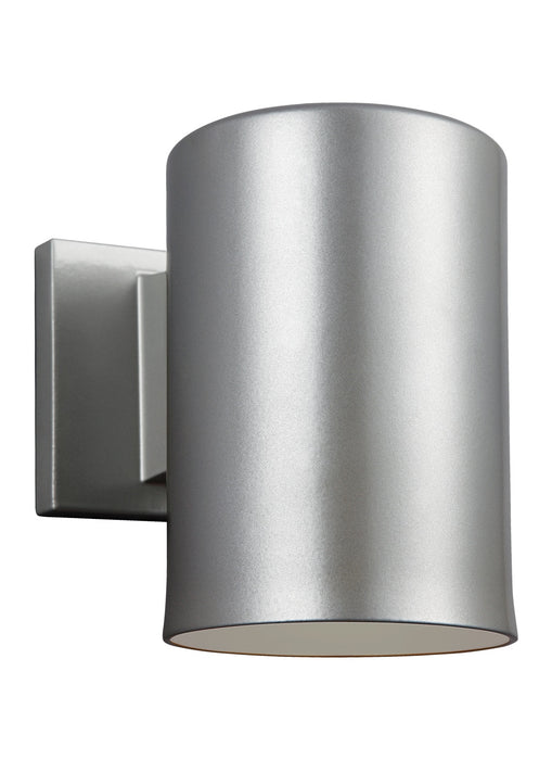 Visual Comfort Studio 8313801-753 One Light Outdoor Wall Lantern, Painted Brushed Nickel