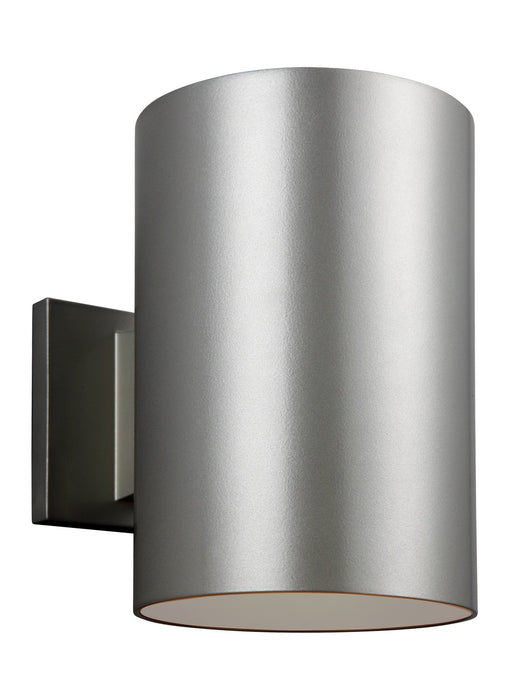 Visual Comfort Studio 8313901-753 One Light Outdoor Wall Lantern, Painted Brushed Nickel