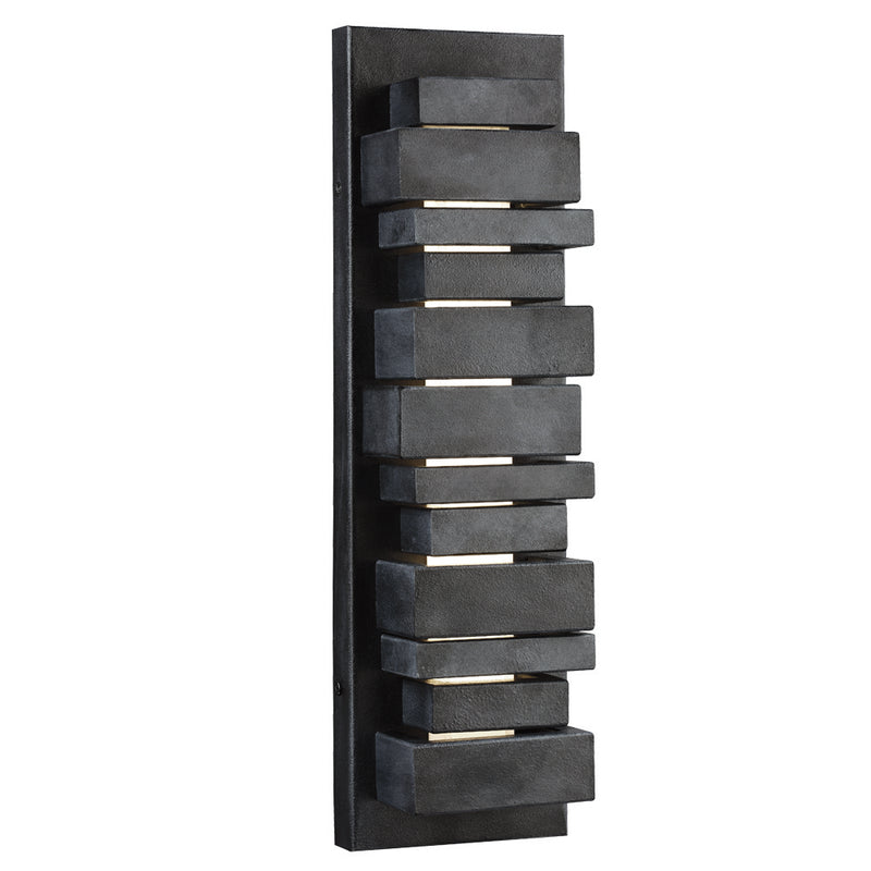 Visual Comfort Studio OL11201DWZ LED Outdoor Wall Sconce, Dark Weathered Zinc