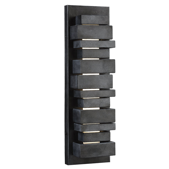 Visual Comfort Studio OL11201DWZ LED Outdoor Wall Sconce, Dark Weathered Zinc