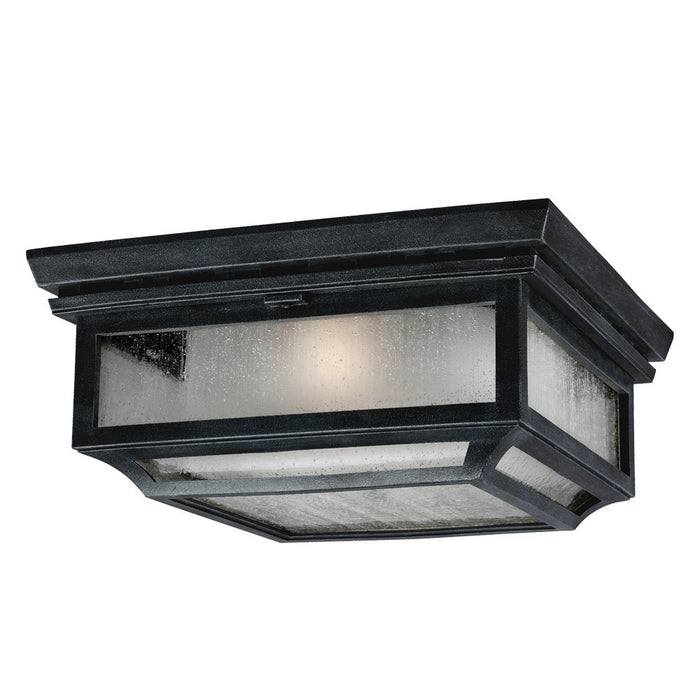 Visual Comfort Studio OL10613DWZ Two Light Flush Mount, Dark Weathered Zinc