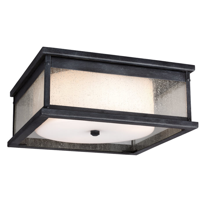 Visual Comfort Studio OL11113DWZ Three Light Flush Mount, Dark Weathered Zinc