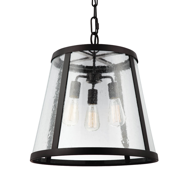 Visual Comfort Studio P1288ORB Three Light Pendant, Oil Rubbed Bronze