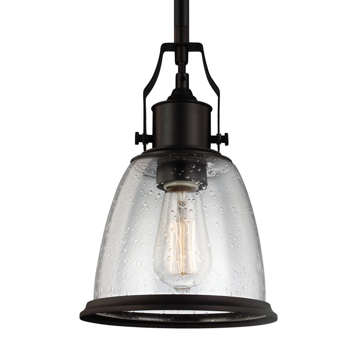 Generation Lighting P1354ORB One Light Pendant, Oil Rubbed Bronze